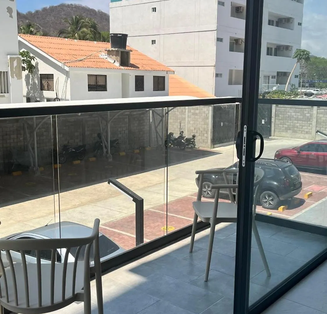 Апартаменты Aparta Suite Oceanview 205 - Pozos Colorados Санта-Марта